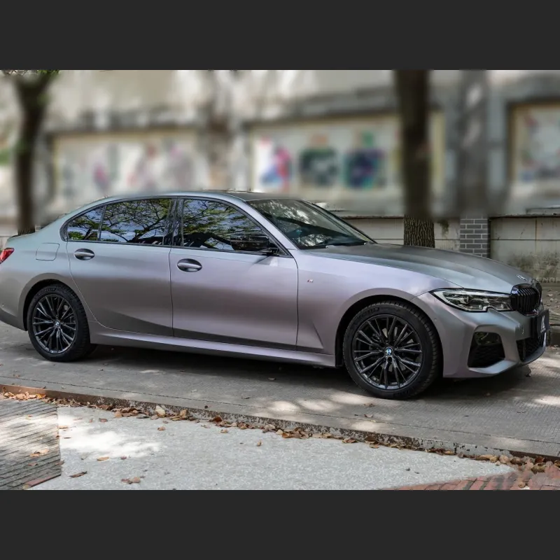 Ravoony Basic NIO Gloss Capri Purple Grey Car Vinyl Wrap