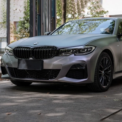 Ravoony Basic NIO Gloss Capri Purple Grey Car Vinyl Wrap 02