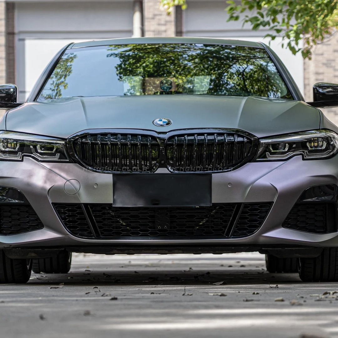 Ravoony Basic NIO Gloss Capri Purple Grey Car Vinyl Wrap