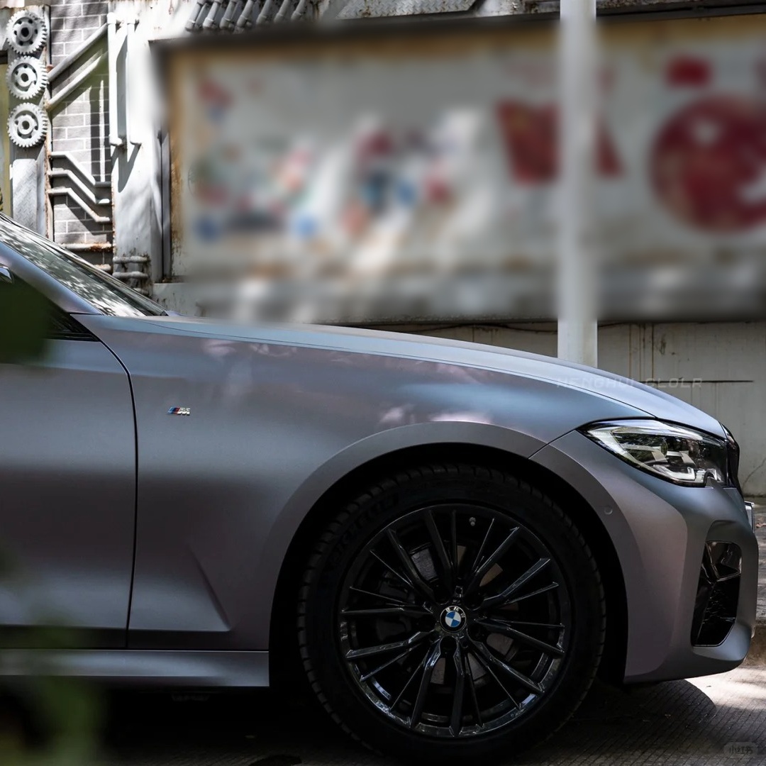 Ravoony Basic NIO Gloss Capri Purple Grey Car Vinyl Wrap