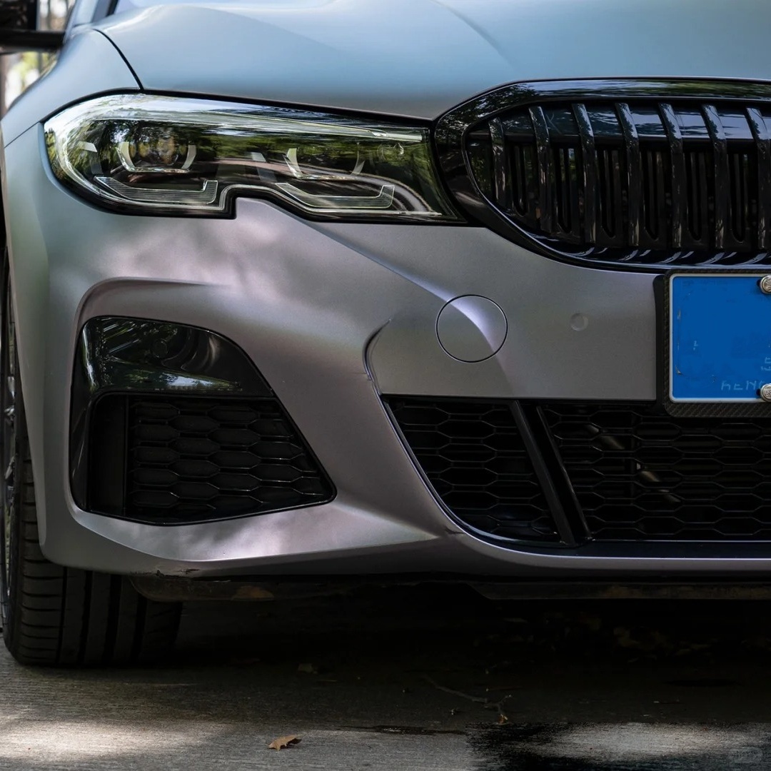 Ravoony Basic NIO Gloss Capri Purple Grey Car Vinyl Wrap