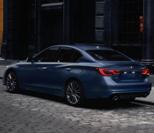 Ravoony Plus Gloss Ghost Midnight Blue Car Vinyl Wrap Q50 Wrap