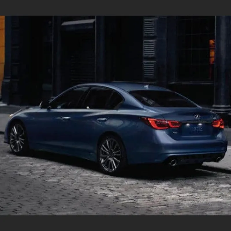 Ravoony Plus Gloss Midnight Blue Car Vinyl Wrap Q50 Wrap