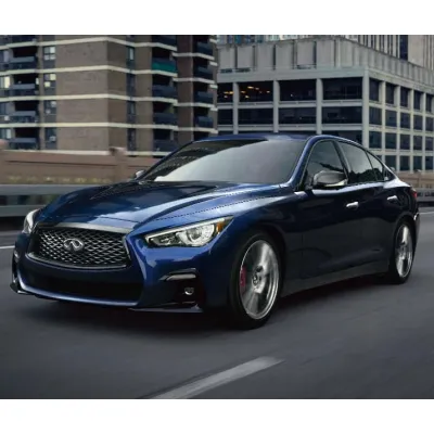 Ravoony Plus Gloss Midnight Blue Car Vinyl Wrap Q50 Wrap 02