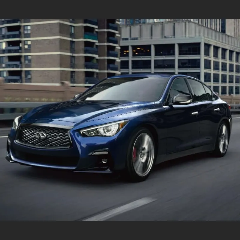 Ravoony Plus Gloss Midnight Blue Car Vinyl Wrap Q50 Wrap