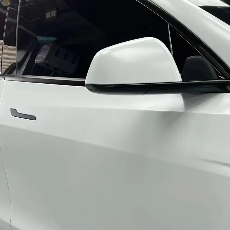 Ravoony Plus Heavy Metallic Sparkle White Car Vinyl Wrap