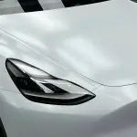 Ravoony Plus Heavy Metallic Sparkle White Car Vinyl Wrap