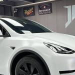Ravoony Plus Heavy Metallic Sparkle White Car Vinyl Wrap