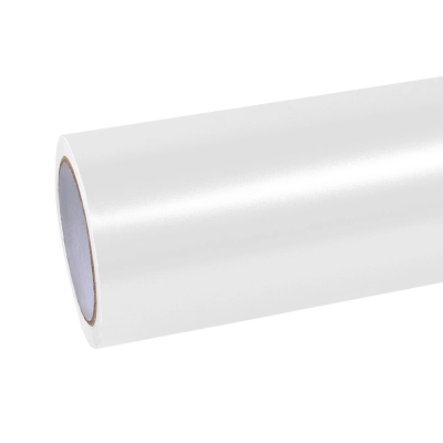 Ravoony Plus Heavy Metallic Sparkle White Car Vinyl Wrap 01