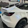Ravoony Plus Matte Pure Metallic White to Blue Car Vinyl Wrap