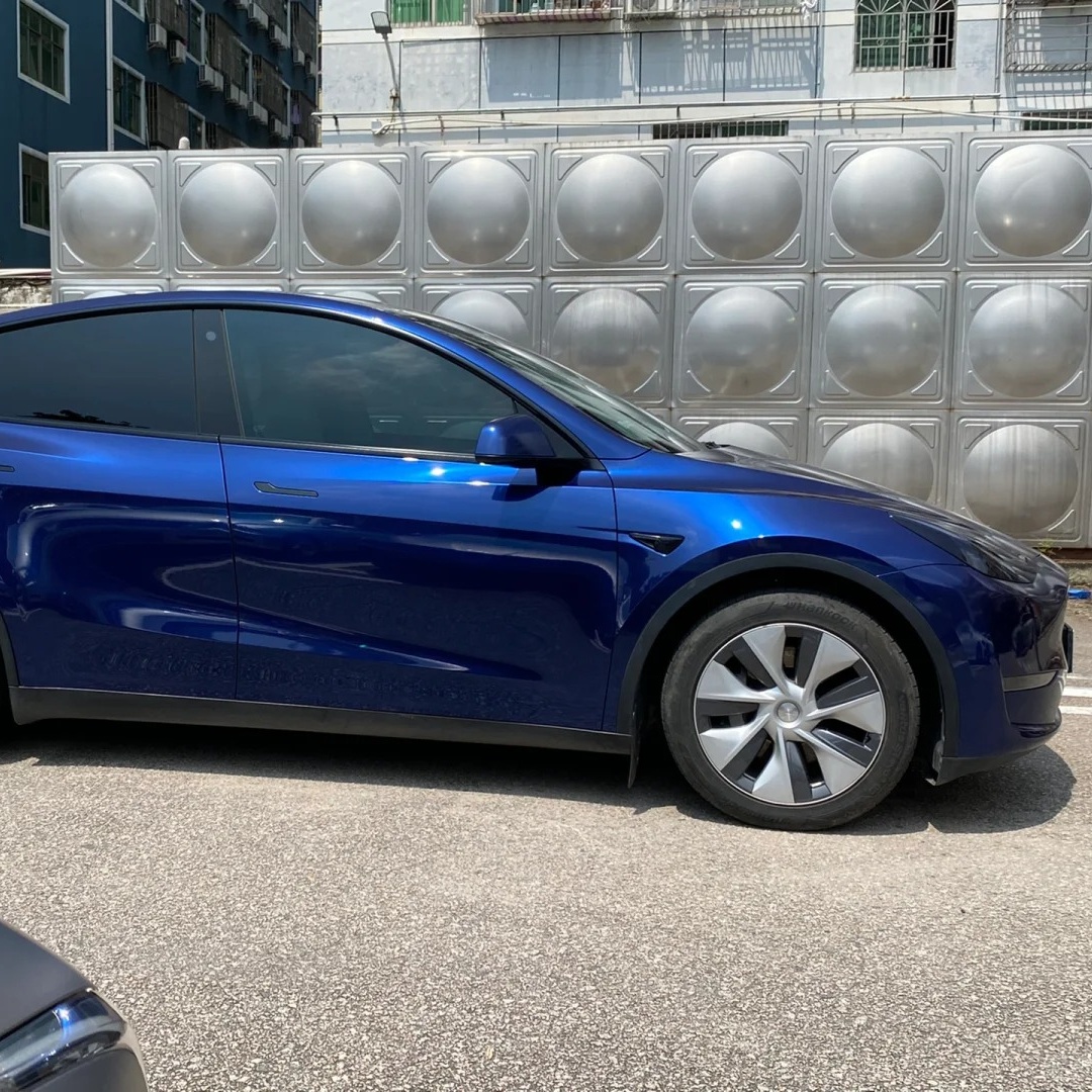 Ravoony Basic Audi Gloss Navarra Blue Vinyl Car Wrap