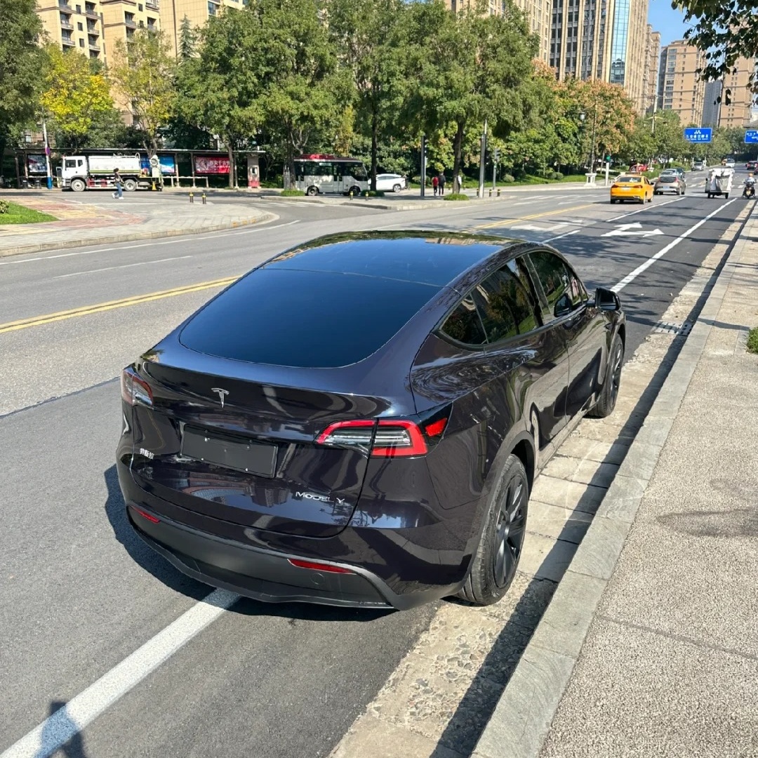 Ravoony Basic Glossy Metallic Spar Black Blue Vinyl Wrap