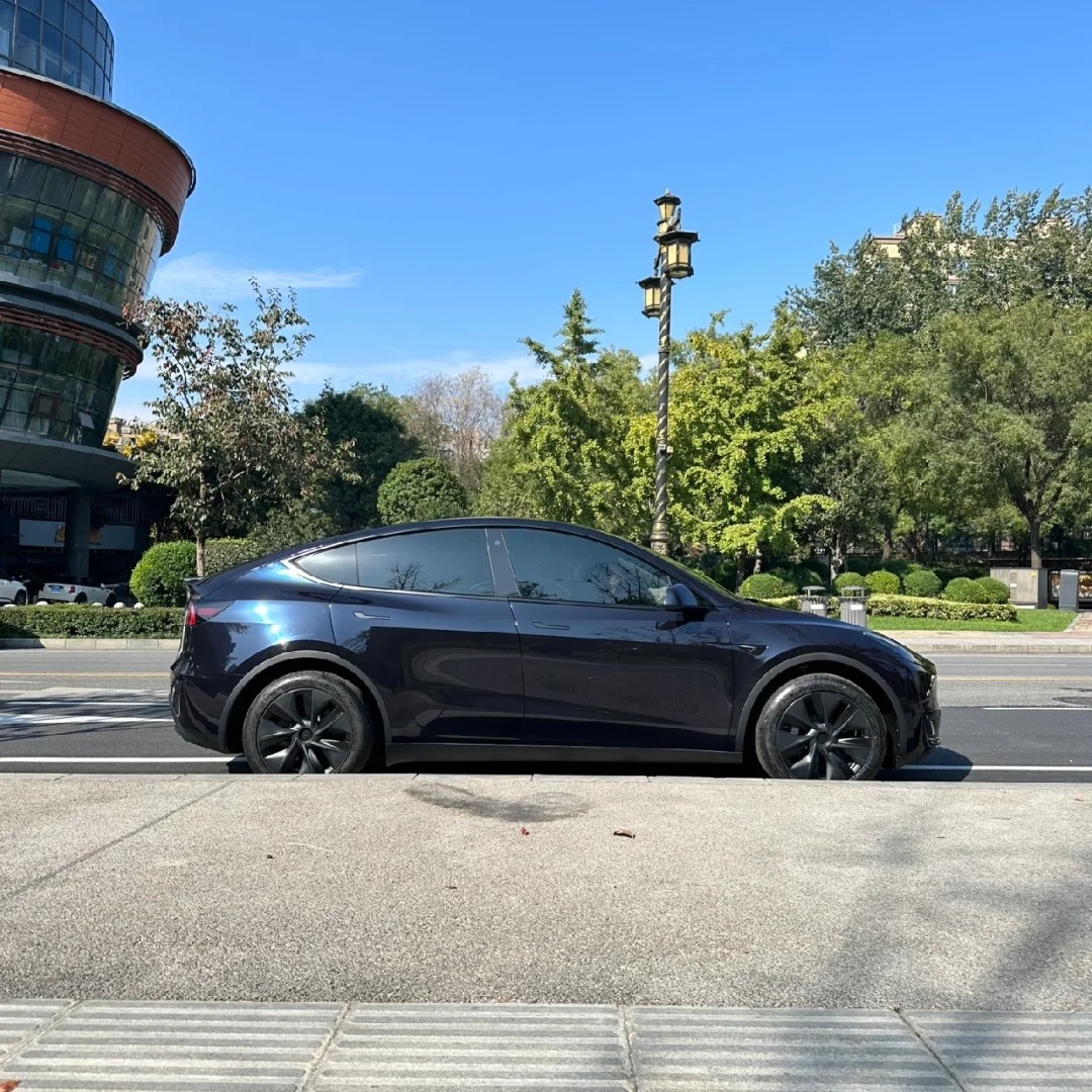 Ravoony Basic Glossy Metallic Spar Black Blue Vinyl Wrap