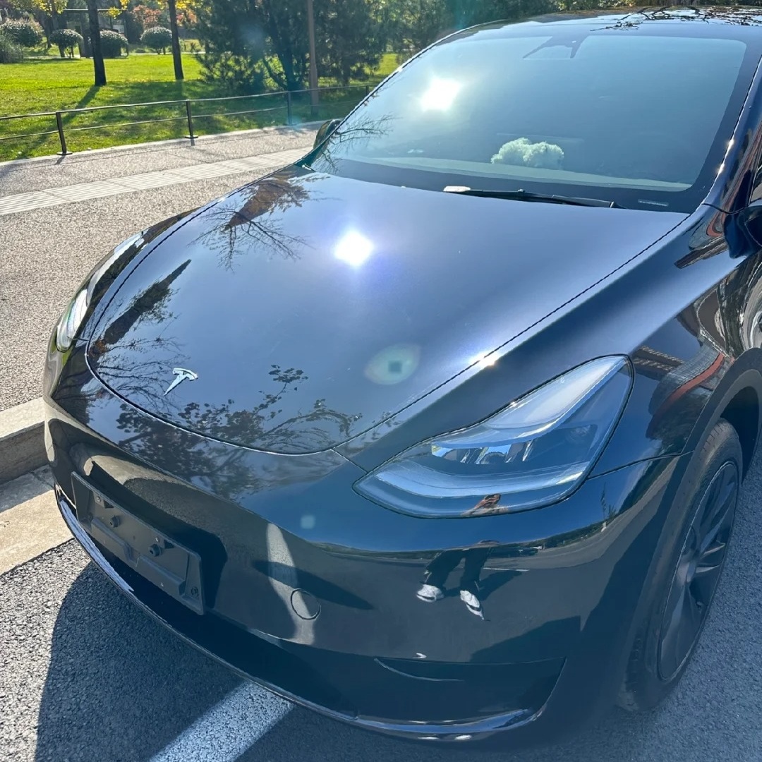 Ravoony Basic Glossy Metallic Spar Black Blue Vinyl Wrap