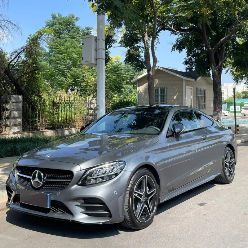 Ravoony Basic Mercedes Benz Gloss Selenite Grey Car Vinyl Wrap
