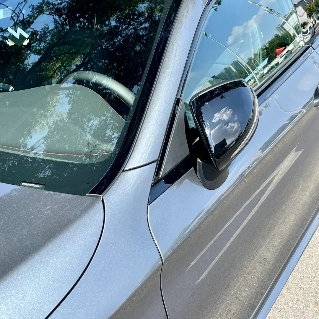 Mercedes Benz Gloss Selenite Grey Car Vinyl Wrap