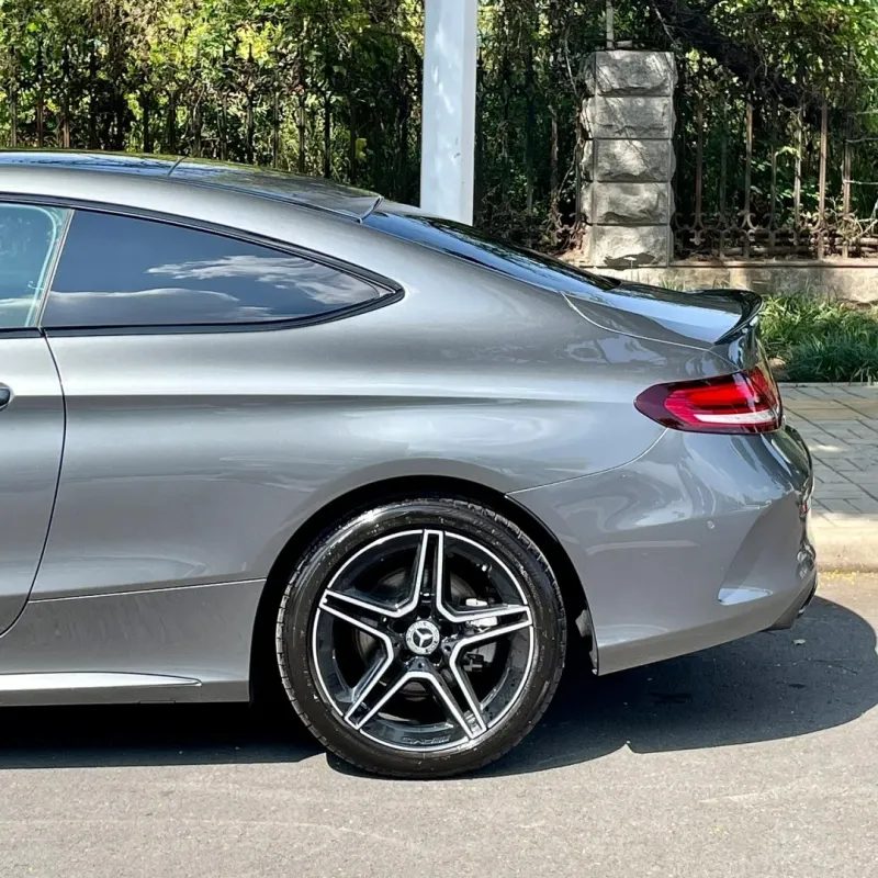 Ravoony Basic Mercedes Benz Gloss Selenite Grey Car Vinyl Wrap