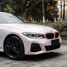 Gloss Flower Pink Car Wrap