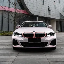 Gloss Flower Pink Car Wrap