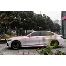 Gloss Flower Pink Car Wrap