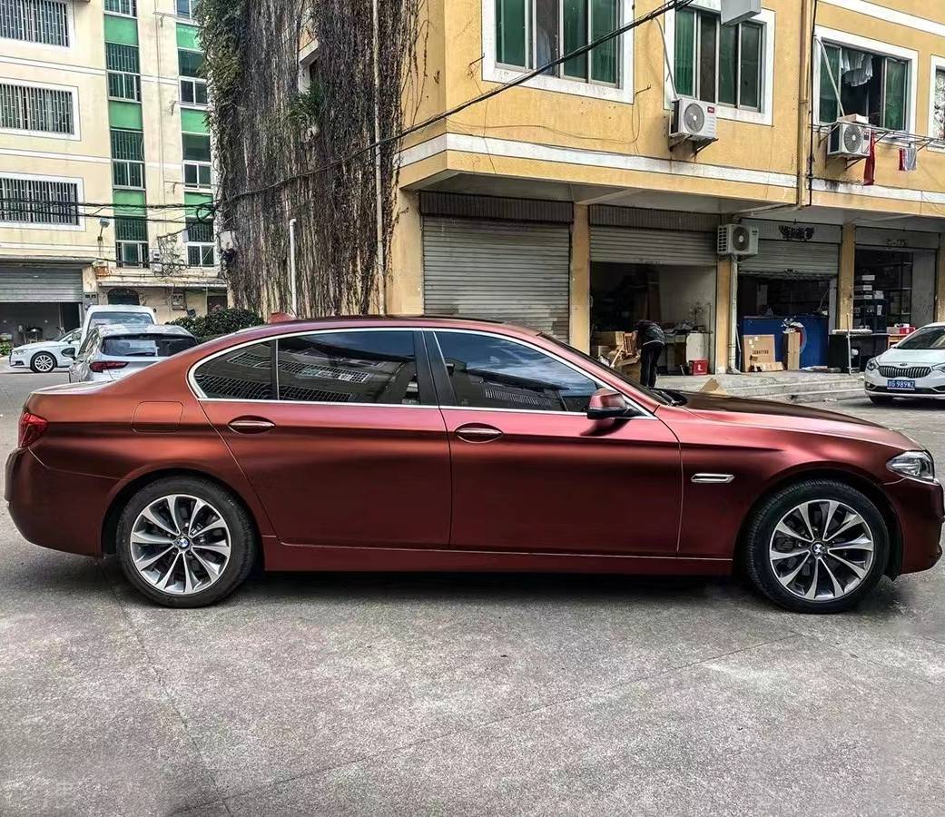 Ravoony Plus Pure Metallic Burgundy Car Wrap