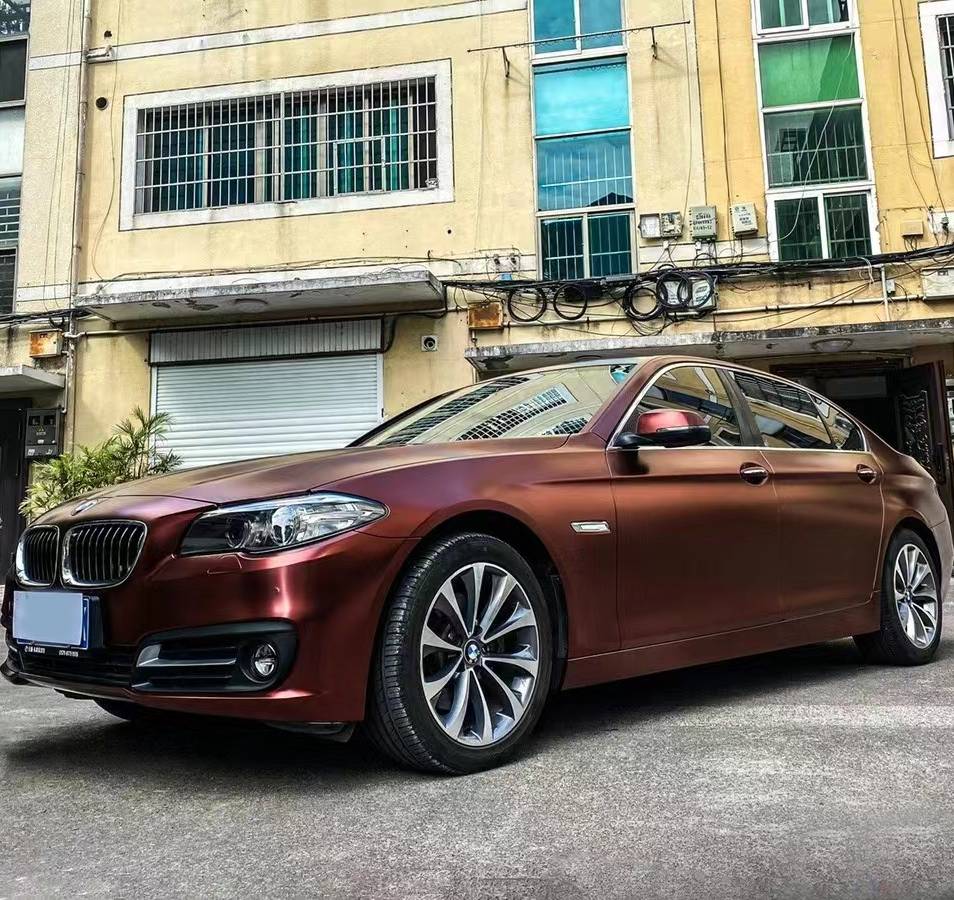 Ravoony Plus Pure Metallic Burgundy Car Wrap