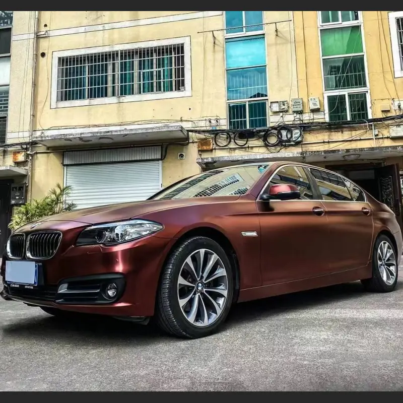 Ravoony Plus Pure Metallic Burgundy Car Wrap