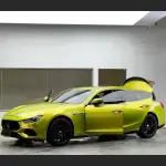 Ravoony Plus Pure Metallic Lemon Green Car Wrap