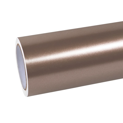 Ravoony Plus Pure Metallic Rose Gold Car Vinyl Wrap 01