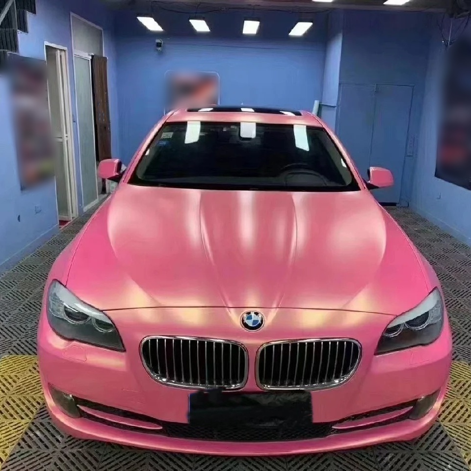 Ravoony Basic Chameleon Car Wrap-Matte Diamond Gold Pink