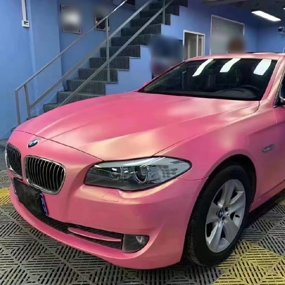 Ravoony Basic Chameleon Car Wrap-Matte Diamond Gold Pink