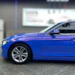 Ravoony Basic Glossy Diamond Blue Red Car Wrap