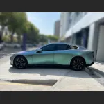 Ravoony Basic Matte Diamond Grey Blue Car Vinyl Wrap
