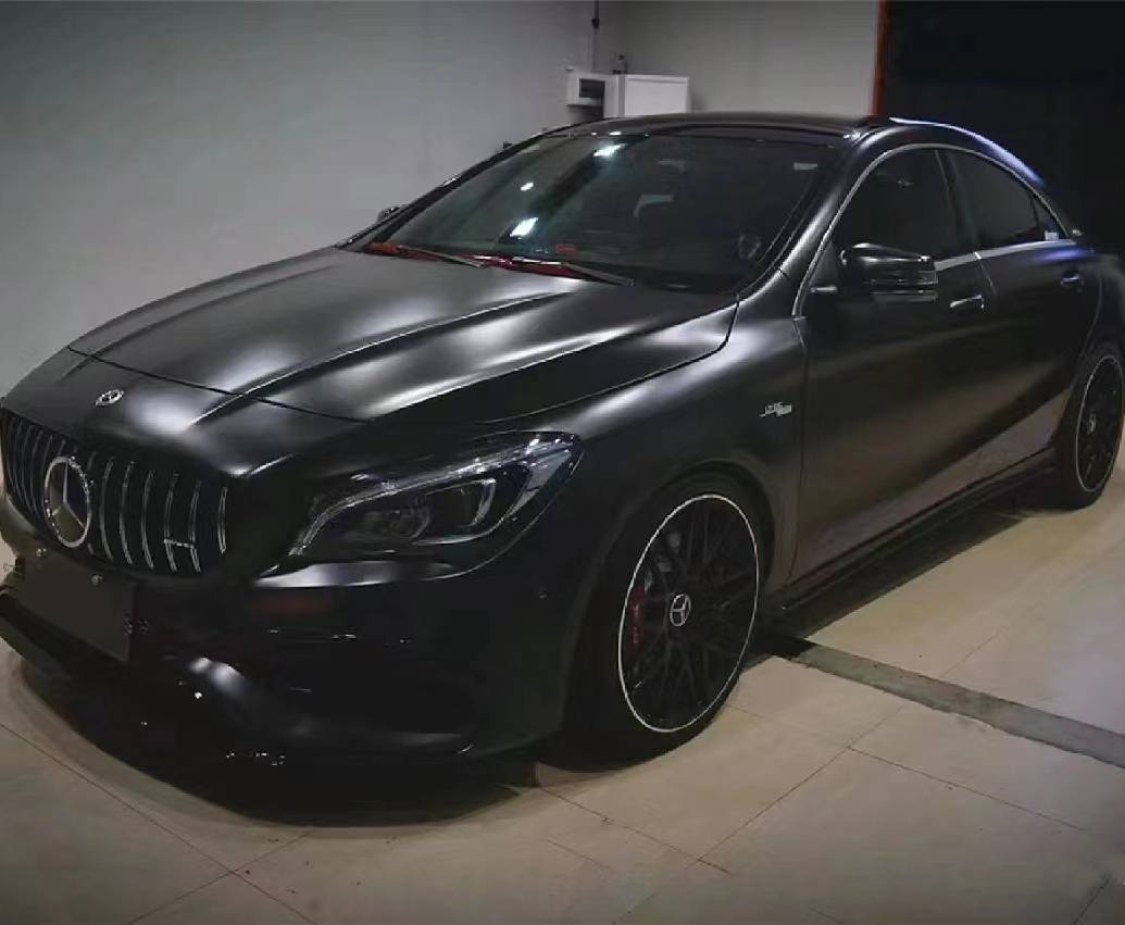 Ravoony Plus Heavy Metallic Rainbow Black Car Vinyl Wrap