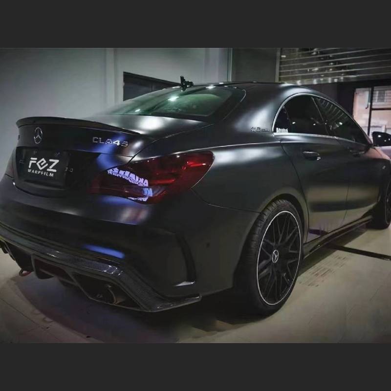 Ravoony Plus Heavy Metallic Rainbow Black Car Vinyl Wrap