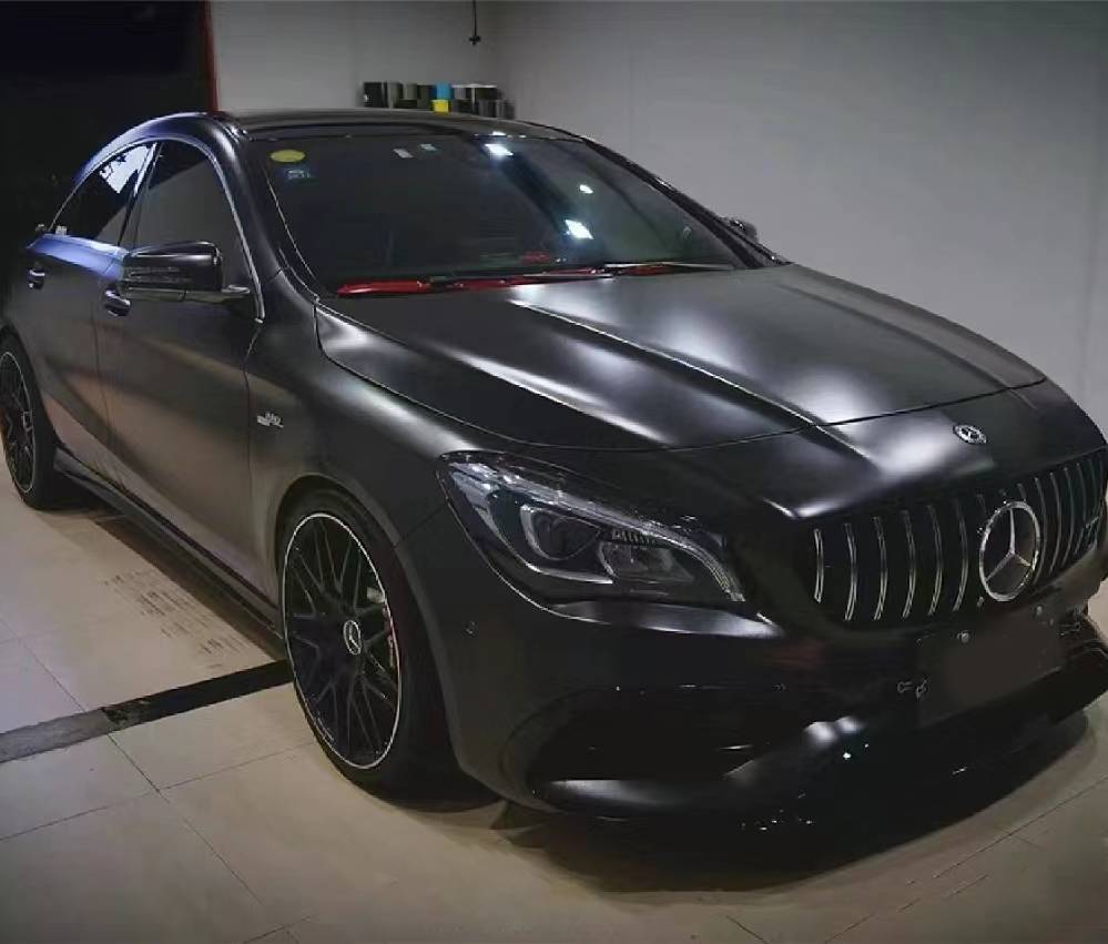 Ravoony Plus Heavy Metallic Rainbow Black Car Vinyl Wrap