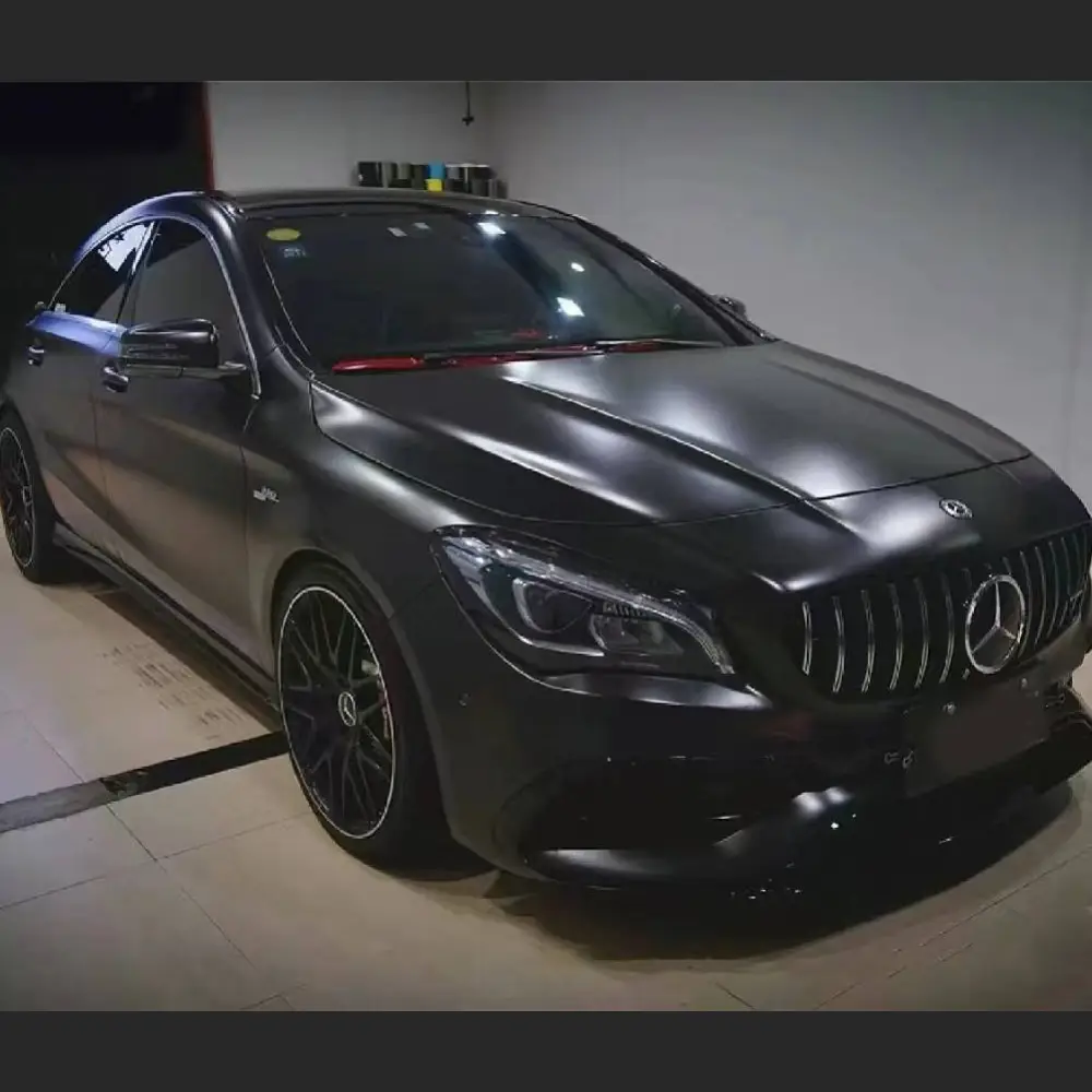 Ravoony Plus Heavy Metallic Rainbow Black Car Vinyl Wrap