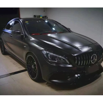 Ravoony Plus Heavy Metallic Rainbow Black Car Vinyl Wrap 02