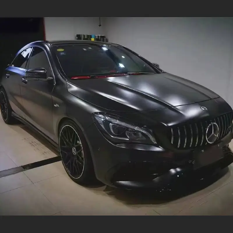 Ravoony Plus Heavy Metallic Rainbow Black Car Vinyl Wrap