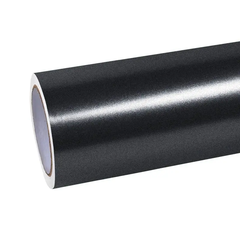 Ravoony Plus Heavy Metallic Rainbow Black Car Vinyl Wrap