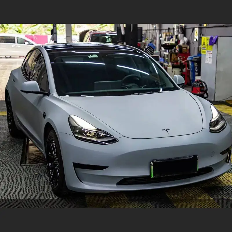 Ravoony Plus Ultimate Flat Battleship Grey Car Wrap 