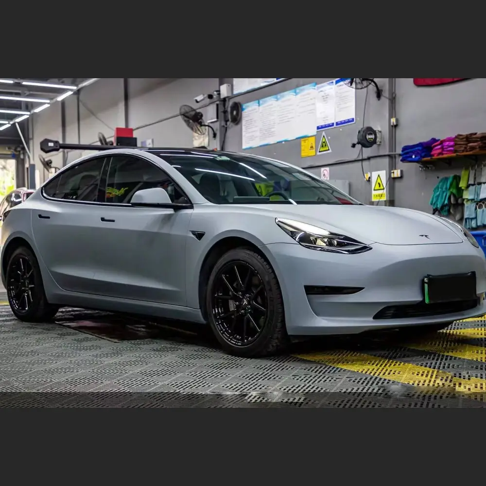 Ravoony Plus Ultimate Flat Battleship Grey Car Wrap 