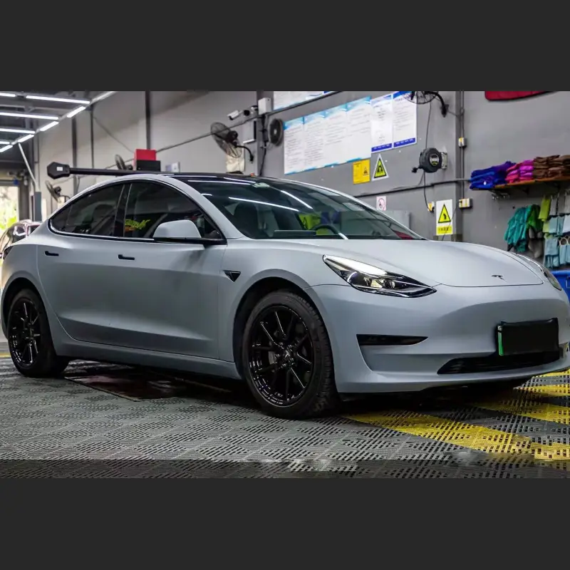Ravoony Plus Ultimate Flat Battleship Grey Car Wrap 