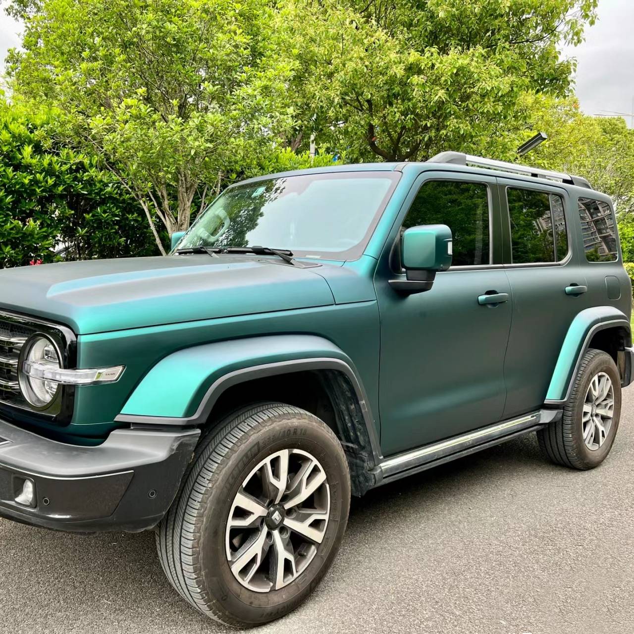 Ravoony Plus Ultimate Flat Magic Green Car Wrap