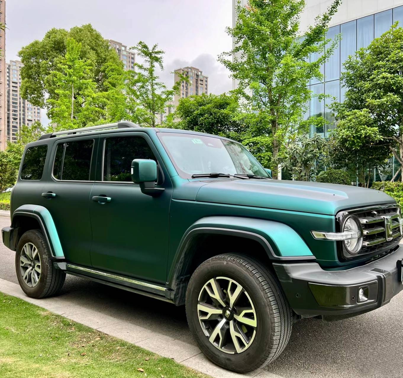 Ravoony Plus Ultimate Flat Magic Green Car Wrap