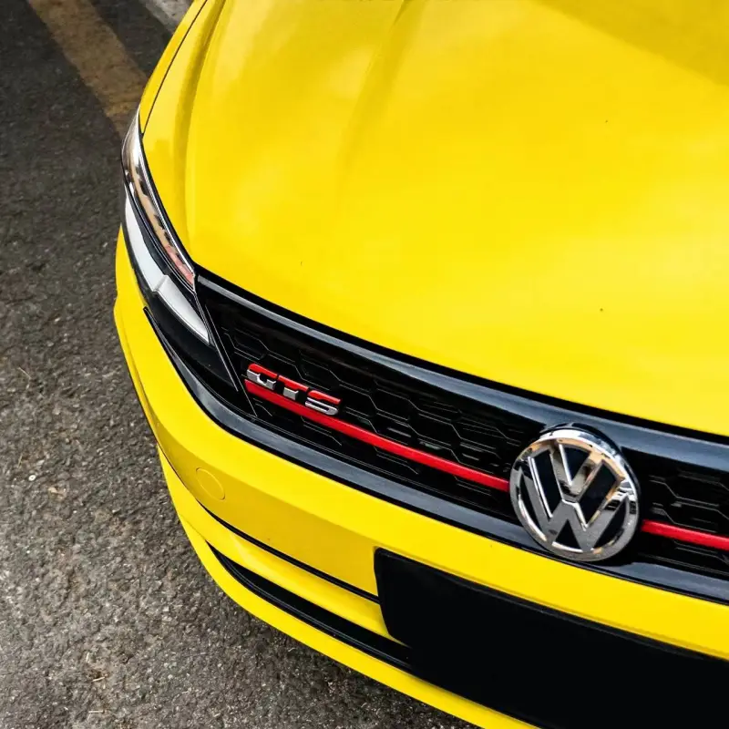 Ravoony Basic Crystal Maize Yellow Car Vinyl Wrap