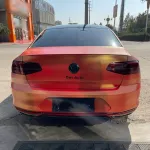 Ravoony Basic Diamond Gold Orange Car Wrap