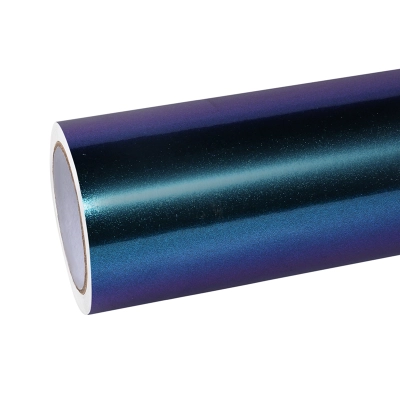 Ravoony Basic Gloss Diamond Blue Purple Vinyl Wrap 01