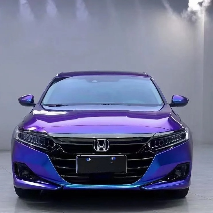 Ravoony Basic Gloss Diamond Blue Purple Vinyl Wrap