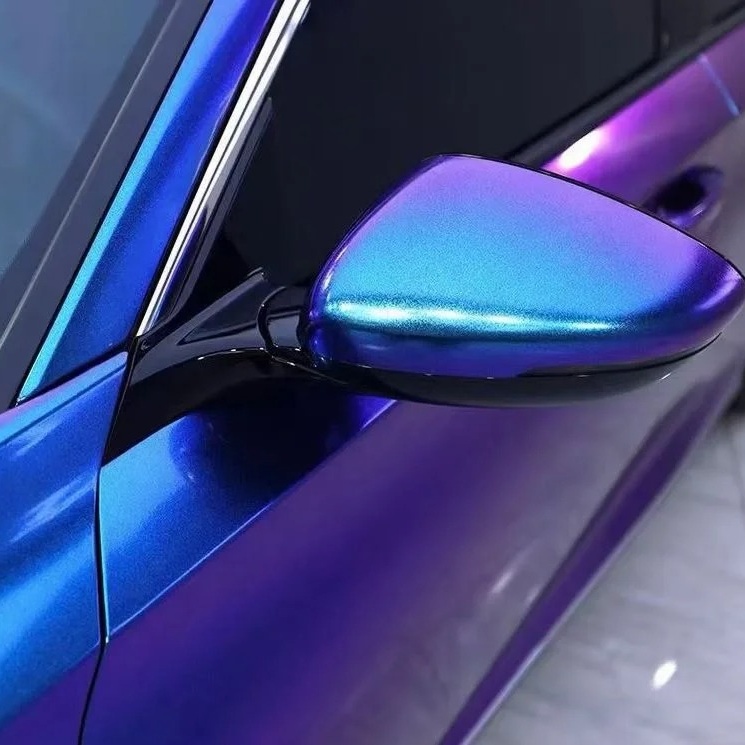 Ravoony Basic Gloss Diamond Blue Purple Vinyl Wrap